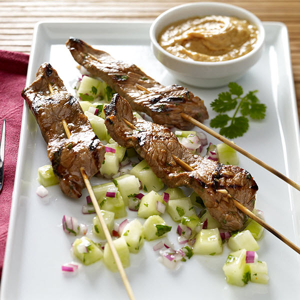 Brochettes de bœuf sauce satay – Recipes