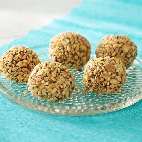 Balls gourmandes au beurre de cacahuètes – Recipe