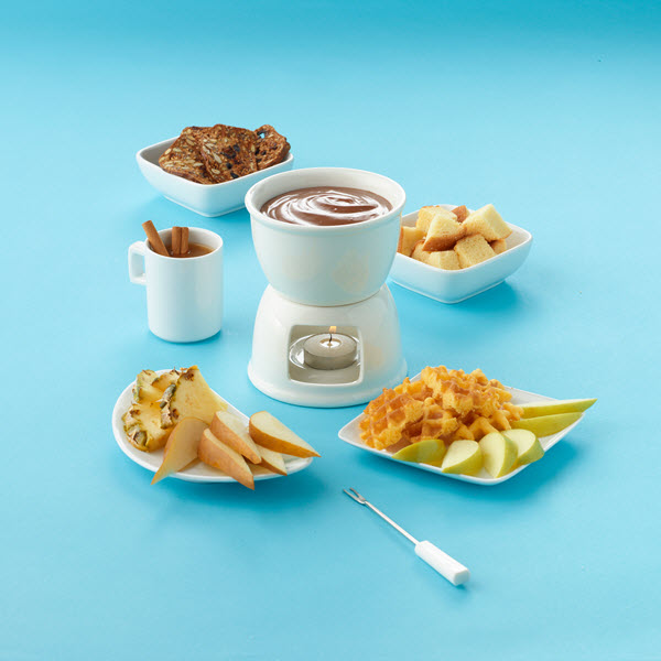 Fondue au chocolat et beurre de cacahuètes SKIPPY®